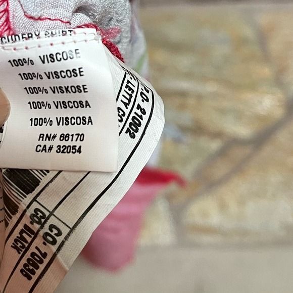 BL^NK LONDON Dress Red Floral Stripe CUDREY Anthropologie SZ XS - Picture 10 of 12